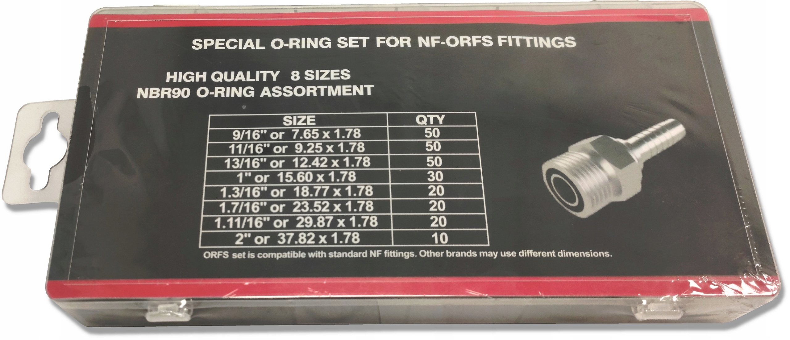 ZESTAW ORINGÓW USZCZELKI DO ZAKUĆ GZ ORFS 250 SZT. Producent części SM