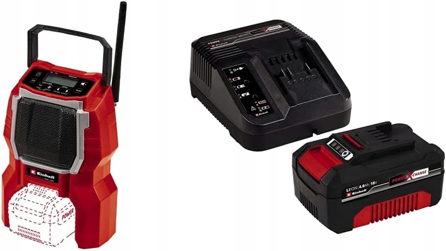 Einhell Tc-ra 18 Li Bt Solo, staveništní rádio