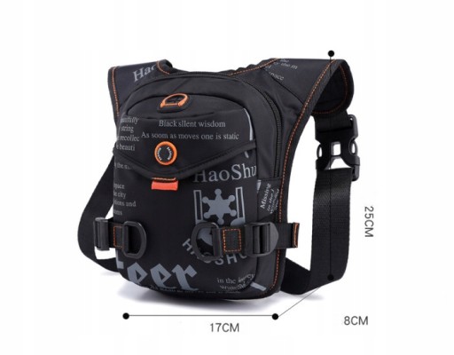 TORBA SASZETKA MOTOCYKLOWA NA NOGĘ UDO LEG BAG Producent inny