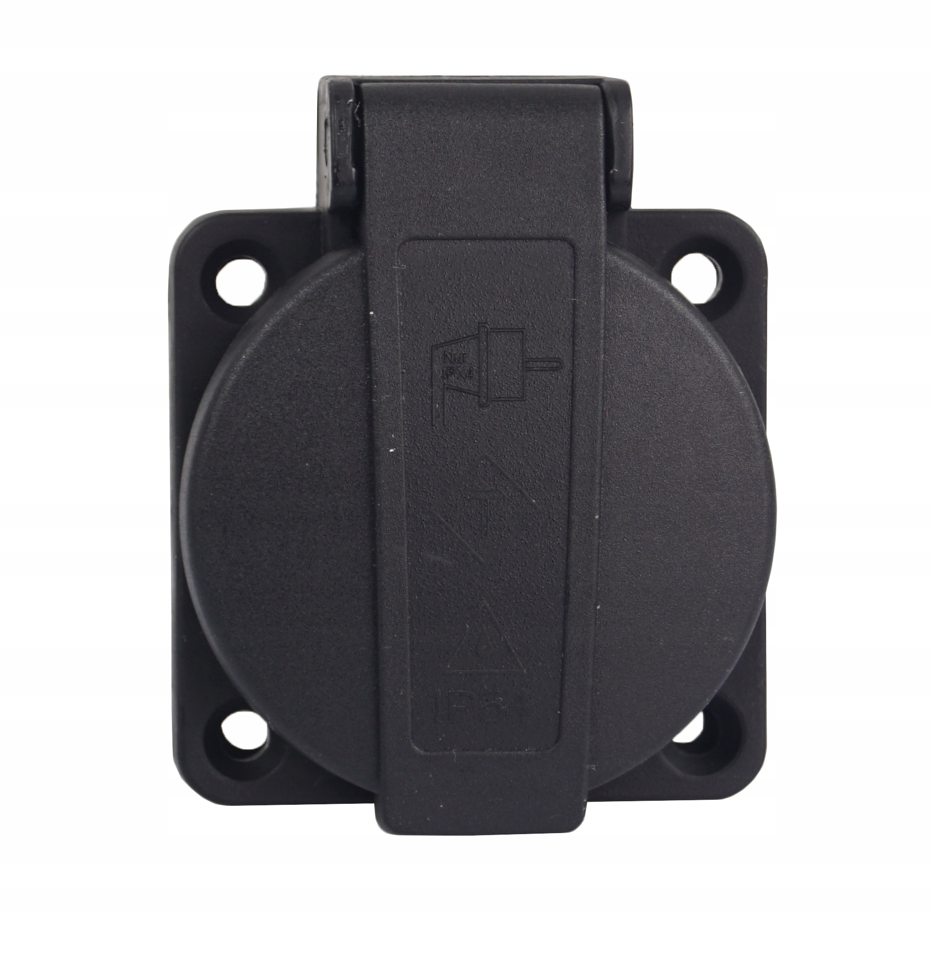 

Gniazdo Tablicowe Wtyczkowe 16A 230V IP54 Czarne