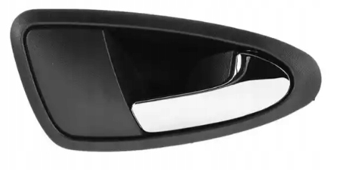 SEAT IBIZA IV 4 08-17 KLAMKA WEWNĘTRZNA PRAWA PRZEDNIA PRZÓD CZARNA CHROM