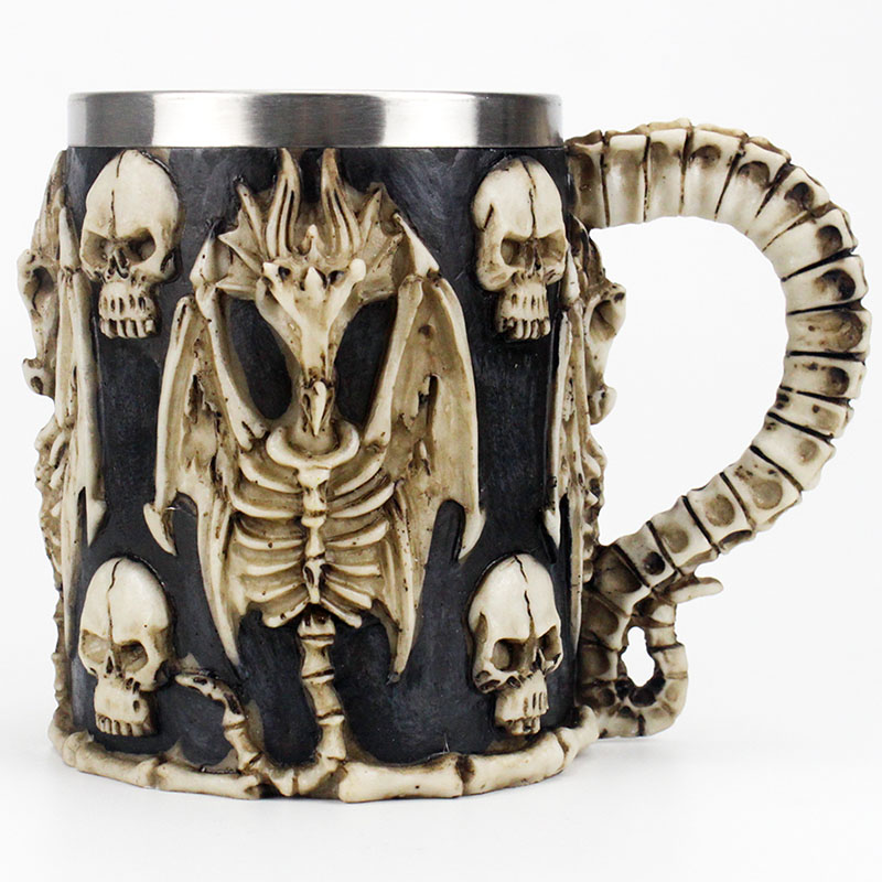 

Kufel Kubek Skyrim Smok Stal Nierdzewna 350ml