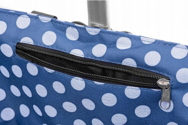 KOSZYK SKŁADANY PIKNIKOWY KOSZ NA ZAKUPY TORBA Długość (dłuższy bok) 43 cm