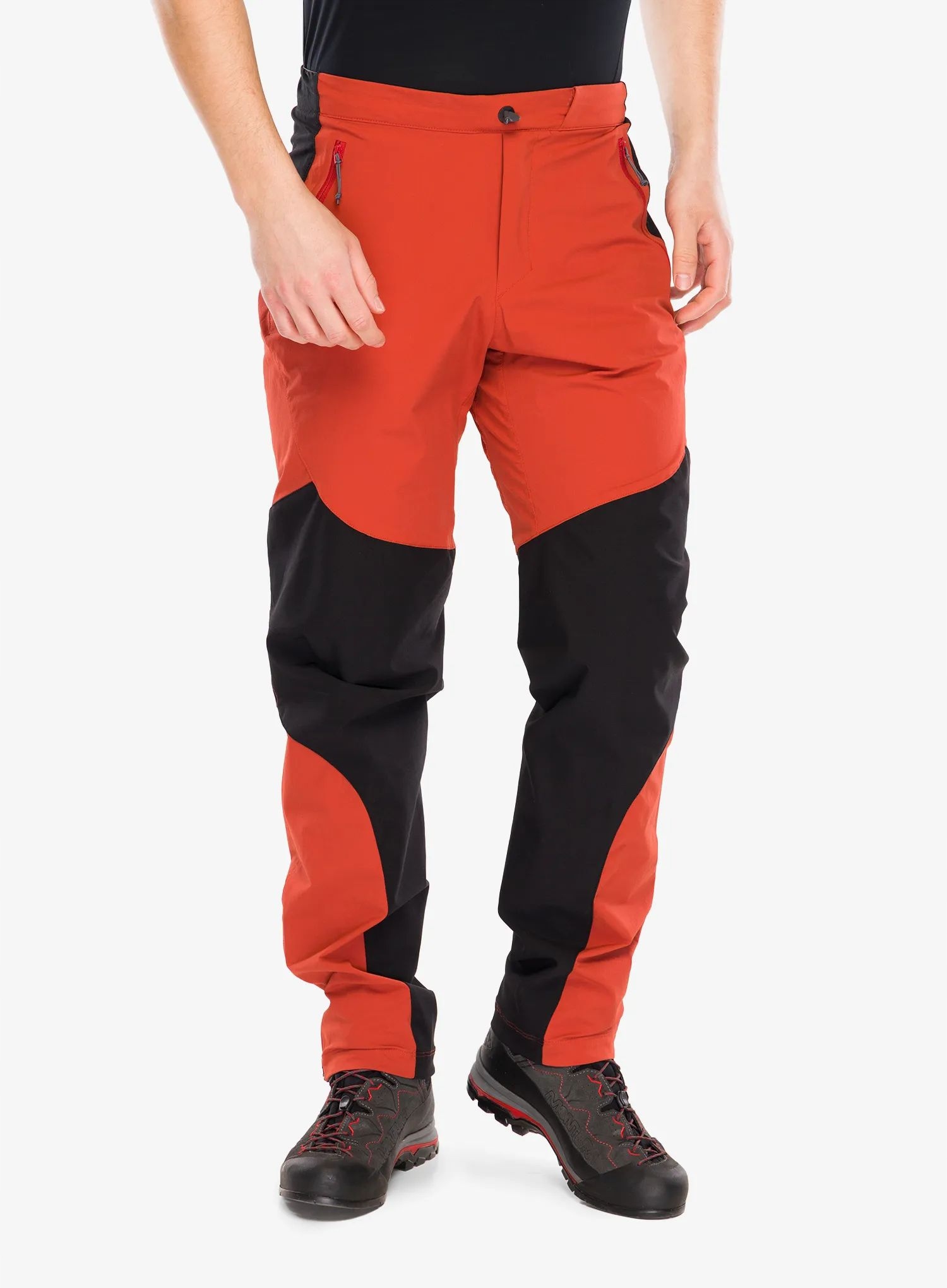 Softshellové kalhoty Rab Torque Pants červená 36 (XL)