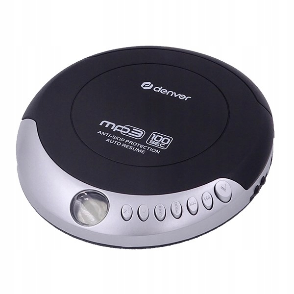 Discman Denver DMP-391 CD Player czarno-srebrny