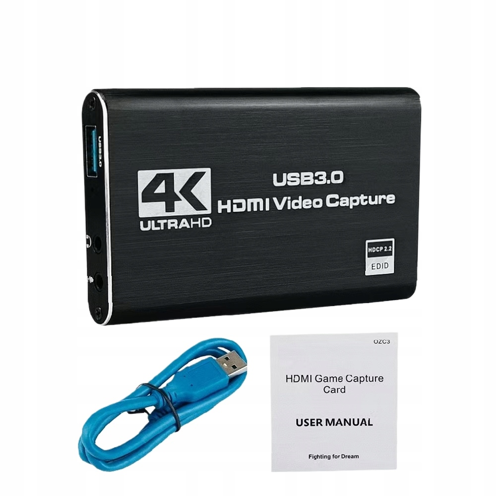 Karta do przechwytywania gier, 4K USB 3.0 HDMI Video Capture Card