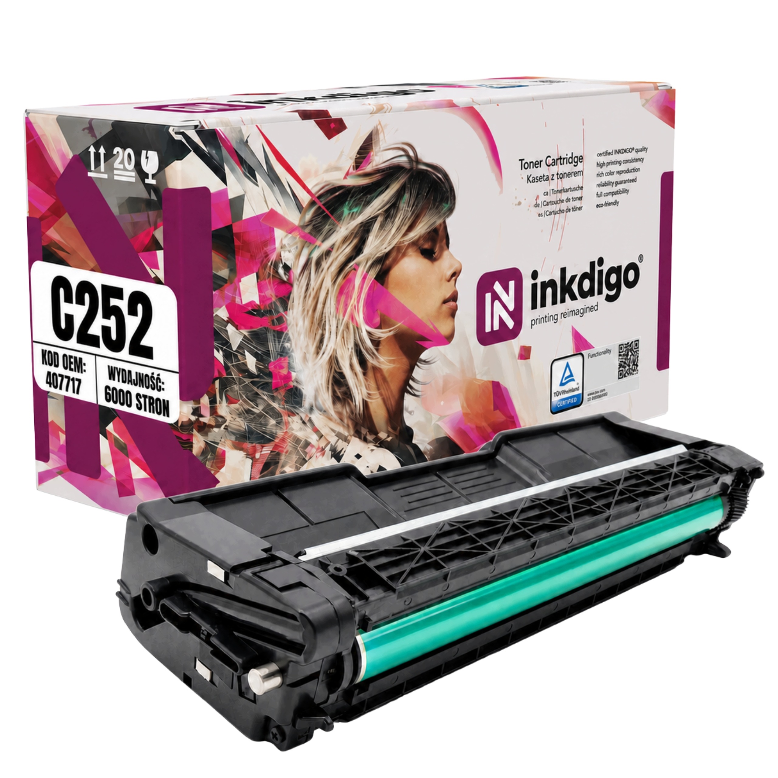 Toner Do Tiskárny Ricoh Aficio Sp C252 C262 Cyan