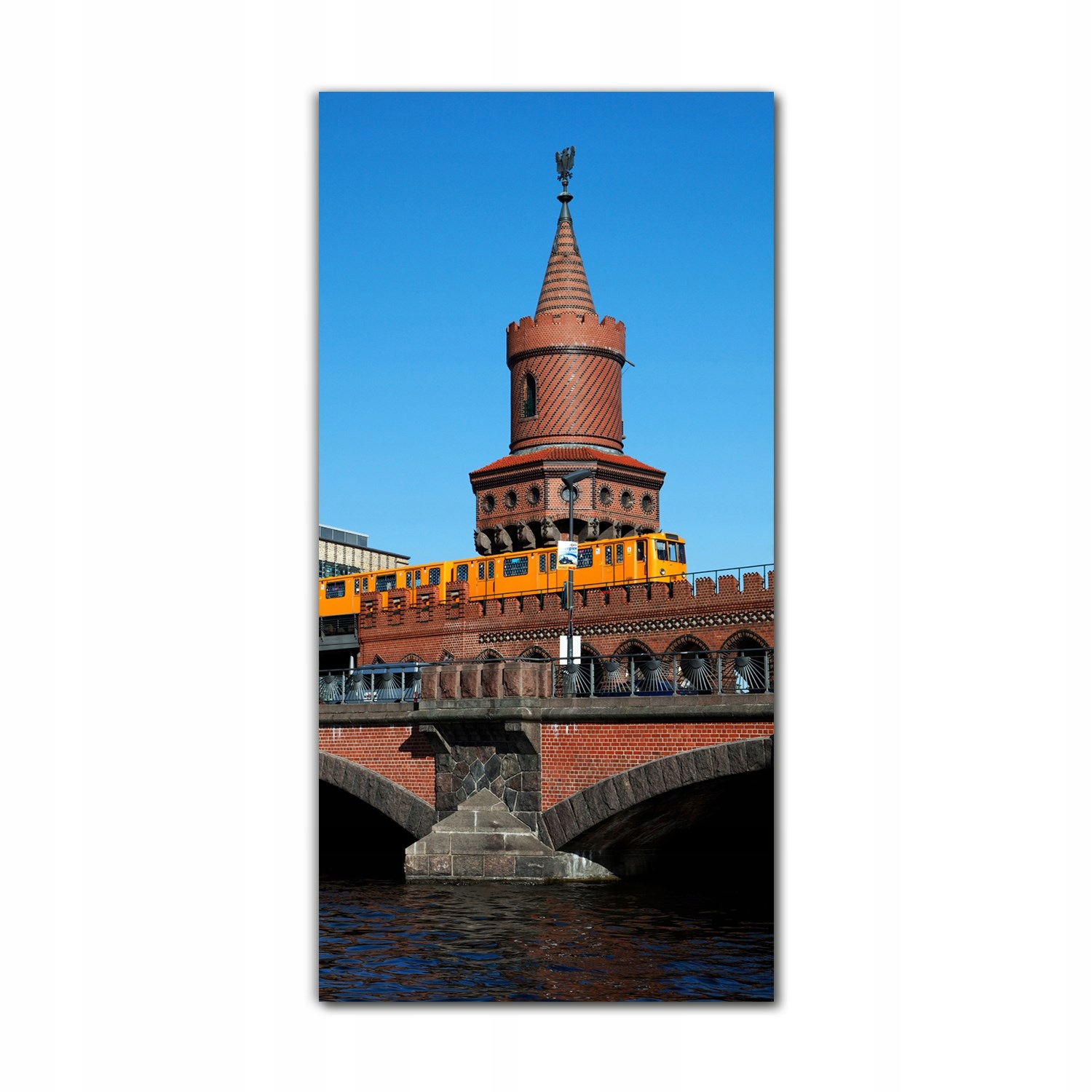 

Obraz szklany ścienny do kuchni 60x120 Most kanał
