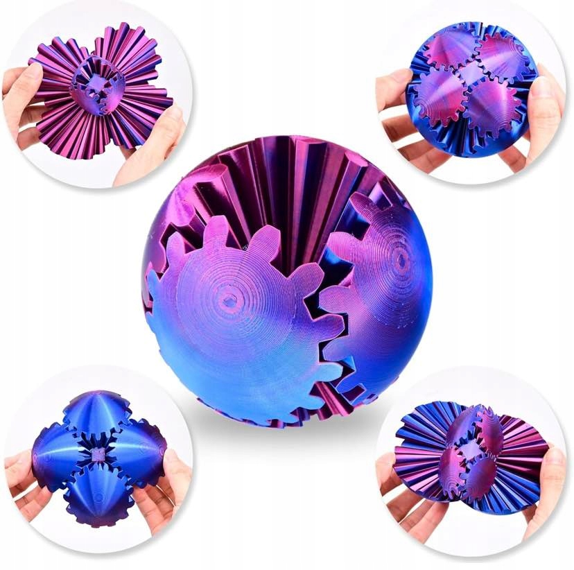 MÁGIKUS GÖMB TÁVTARTÓVAL Színes 3D labda Stresszoldó Fidget Fajta stresszoldó kockák