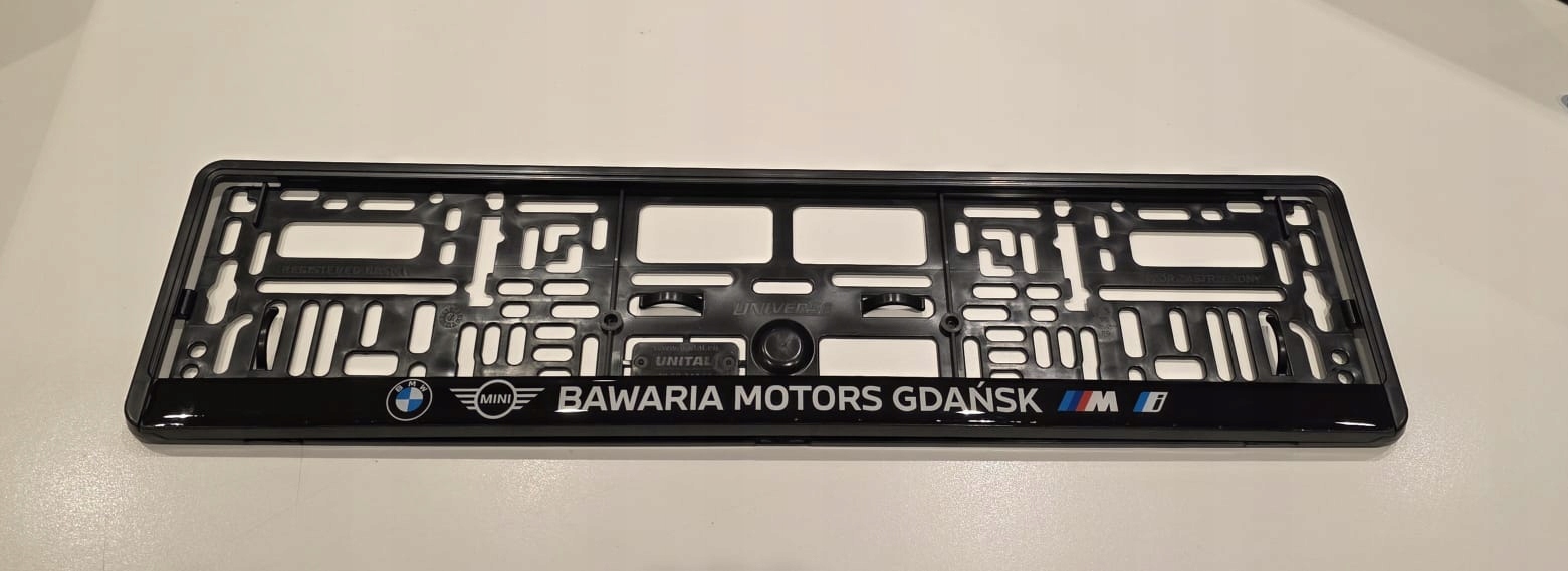 Kpl ramek na tablicę rejestracyjną Bmw Bawaria Motors Gdańsk