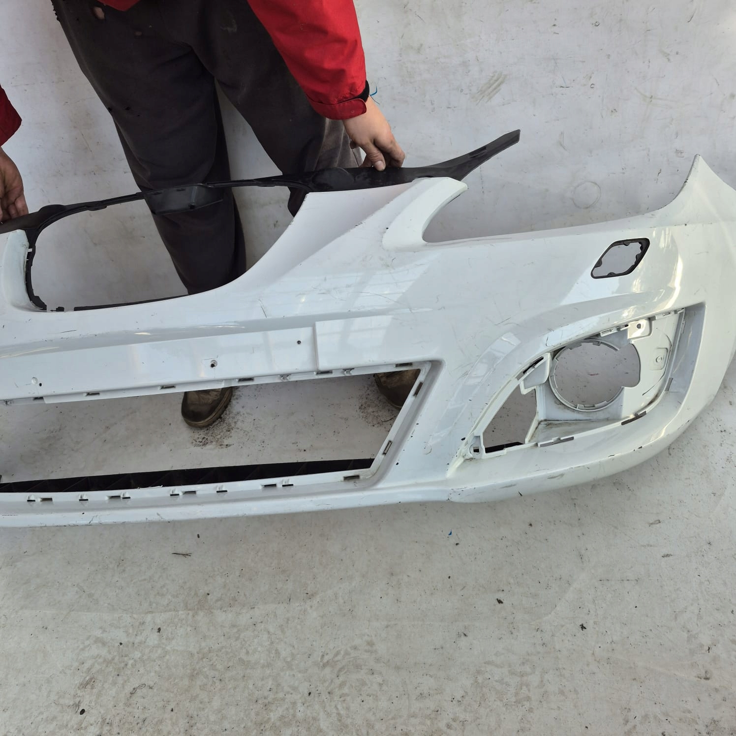 SEAT LEON II 2 LIFT 09-12 bumper front front washer
