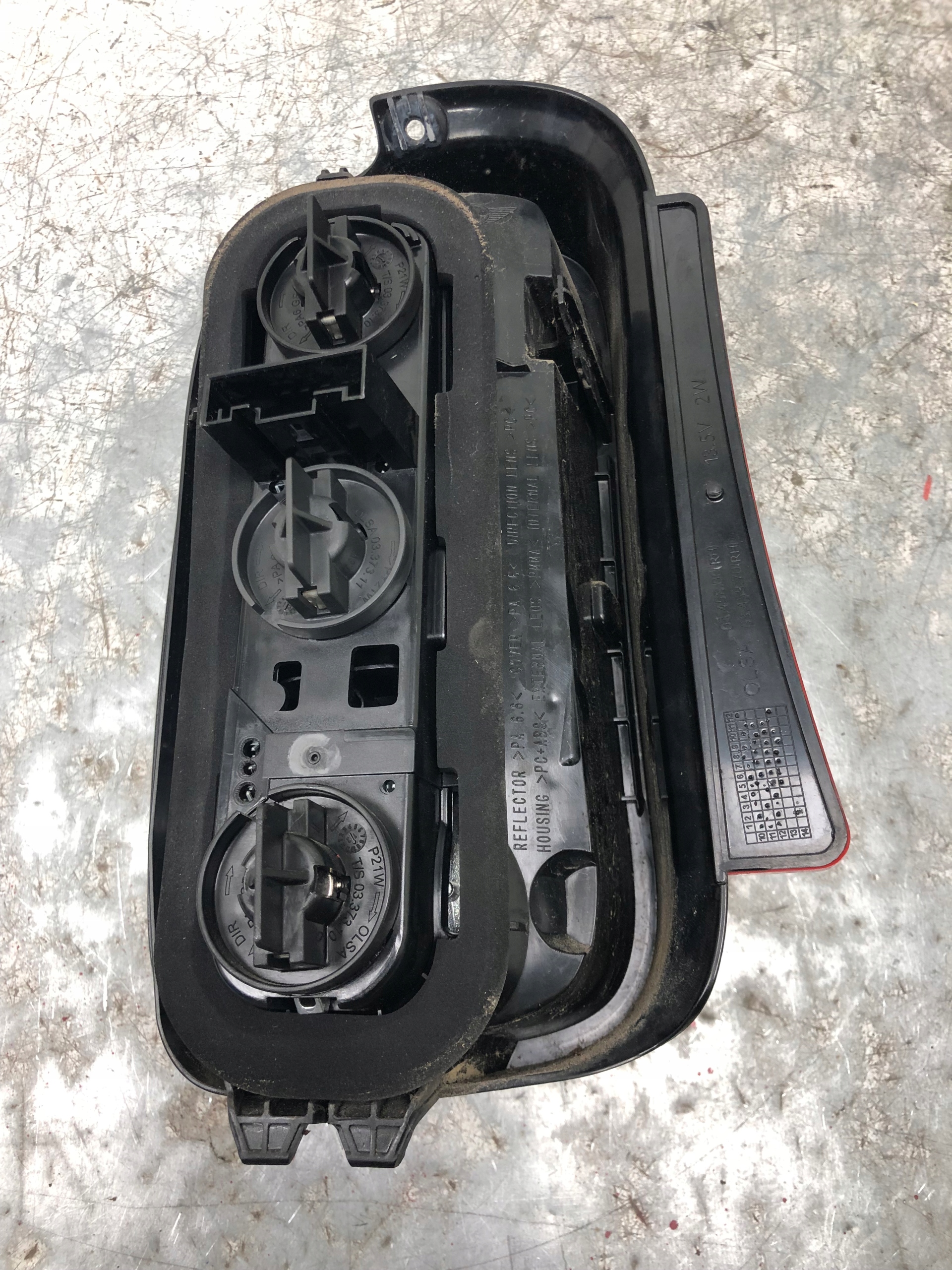 light right rear part LED MINI R55 7275120