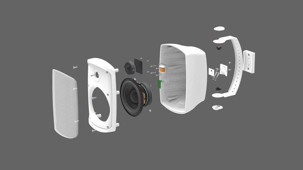 KOLUMNY GŁOŚNIKOWE MONACOR WALL-08T/SW CZARNE Kod producenta WALL-08T/SW