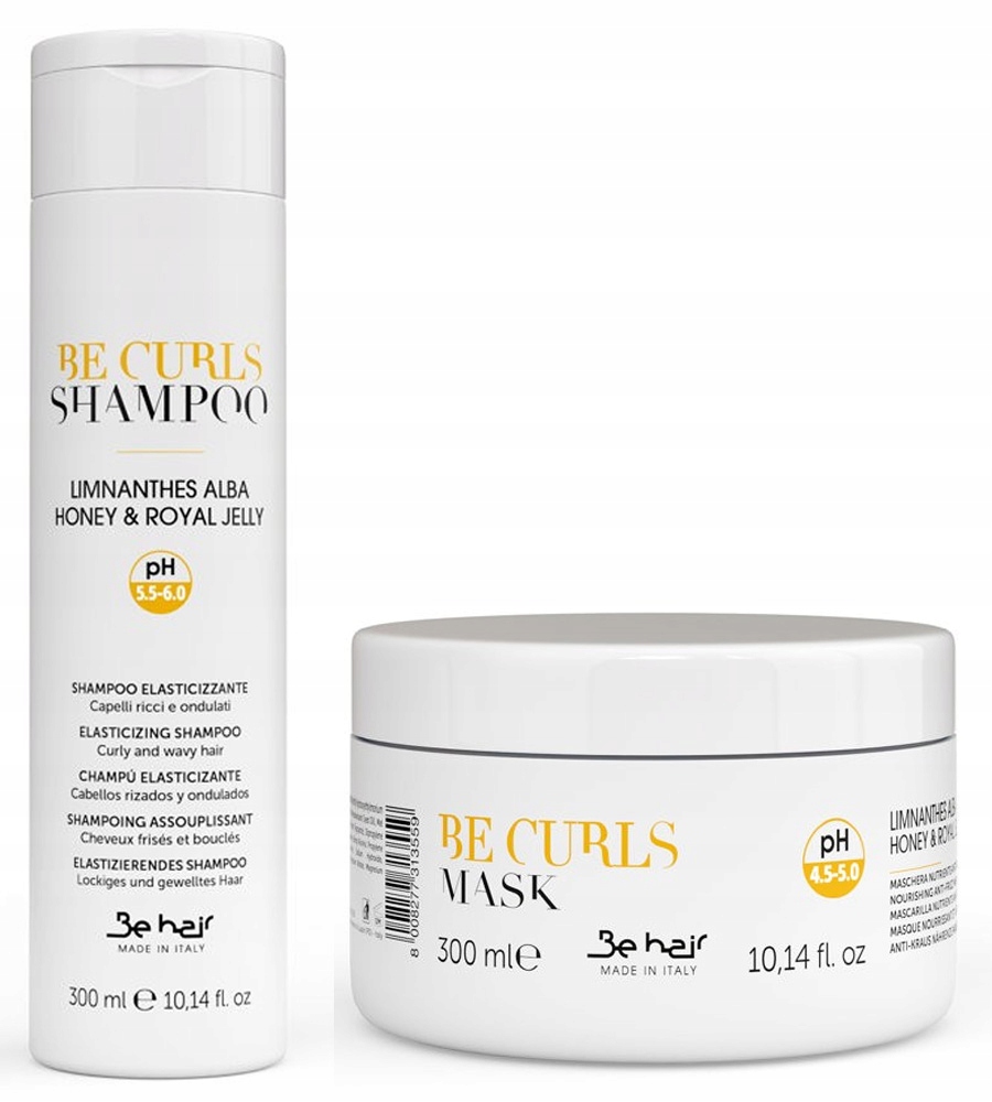 

Be Curls Zestaw do włosów kręconych Szampon Maska