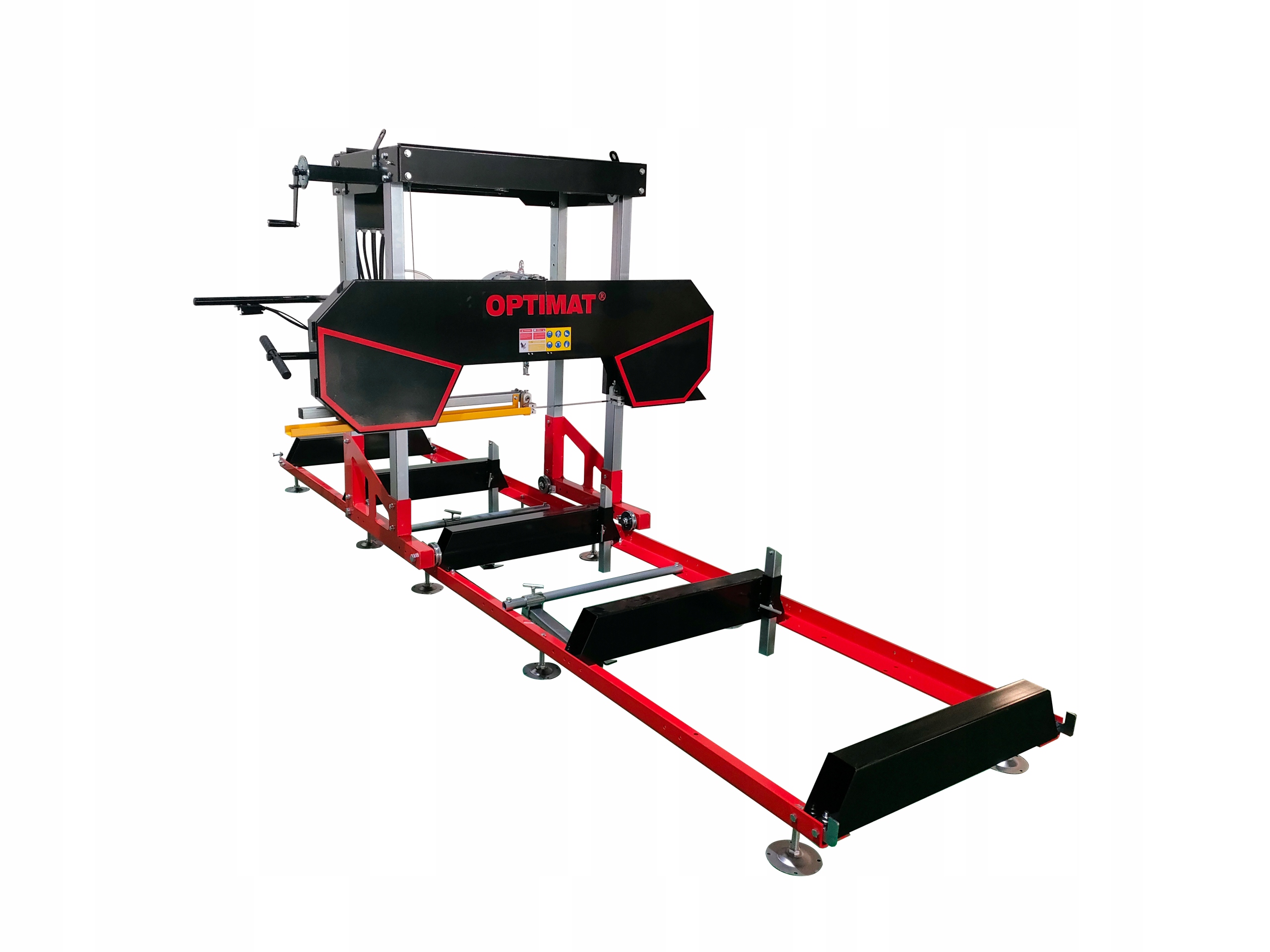 Trak pila pásová elektrická 7,5 kW 790 mm, kryt pásu ze dřeva