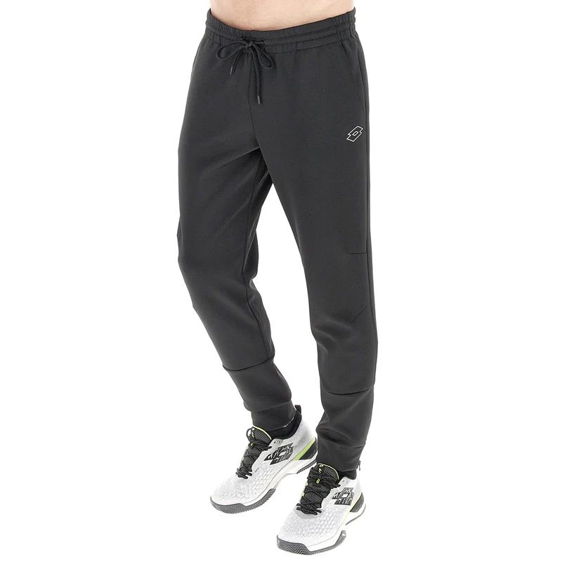 Pánské Tenisové Kalhoty Lotto Squadra III Pant Men All Black XXL