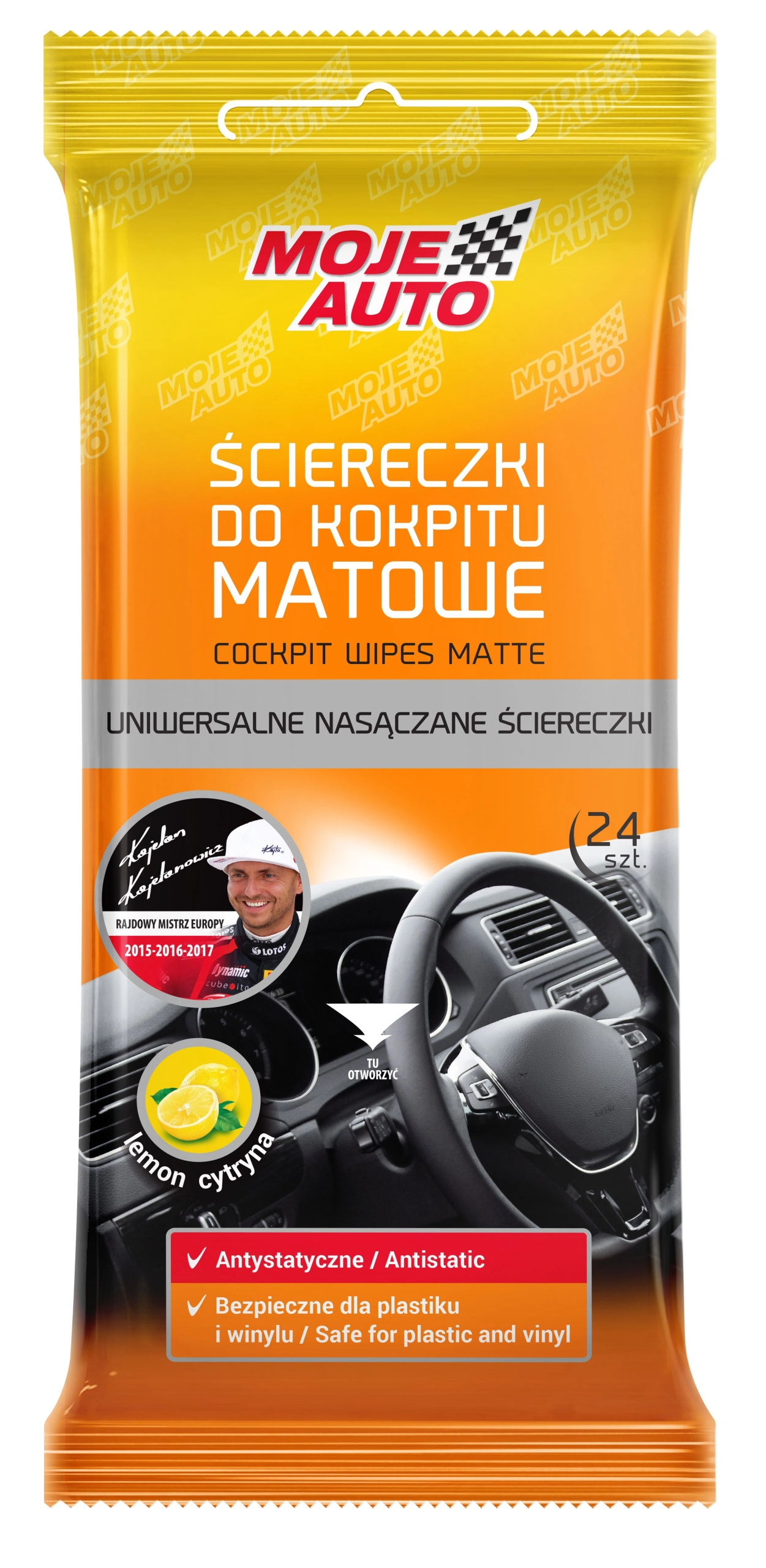 

Ściereczki do kokpitu Moje Auto 19-068 24 szt.