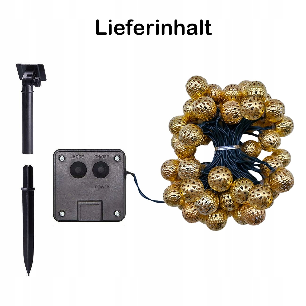 NLNEY Girlanda Led Solarna 7M 50 LED Wodoodporna Do Ogrodu i Imprez — miniatura 8