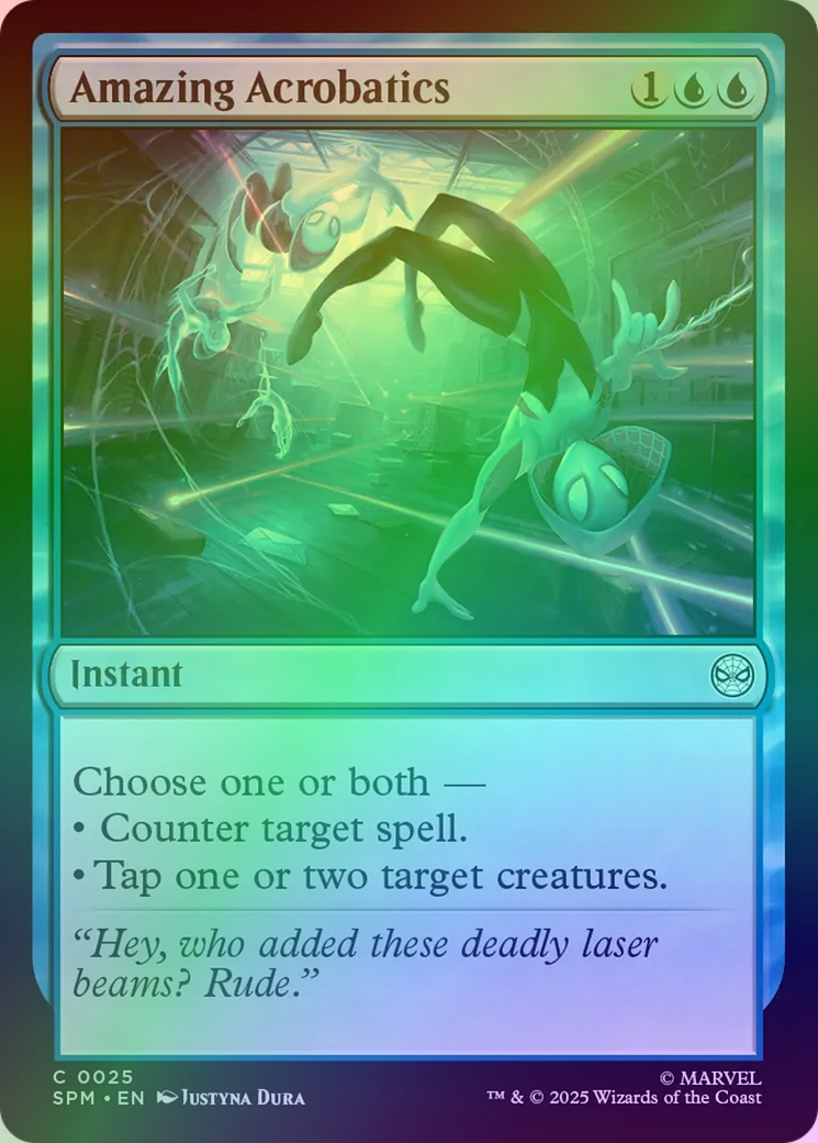 [mtg] Amazing Acrobatics (spm) *foil*