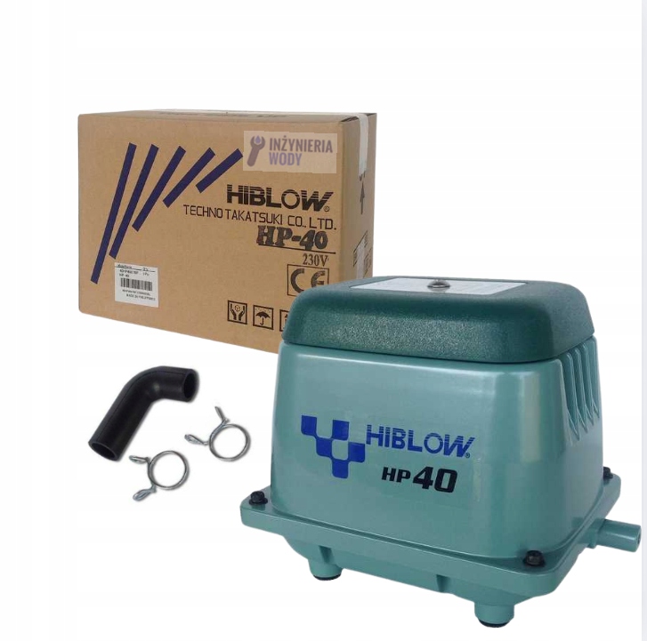 Fúkač Hiblow Hp 40 vzduchová pumpa do žúmp a čistiarní odpadových vôd rybníka