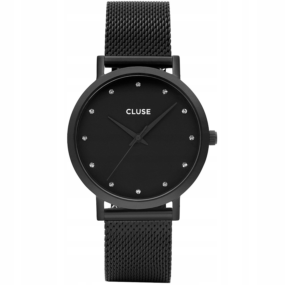 Dámské hodinky Cluse CL18304 Zirkony černé