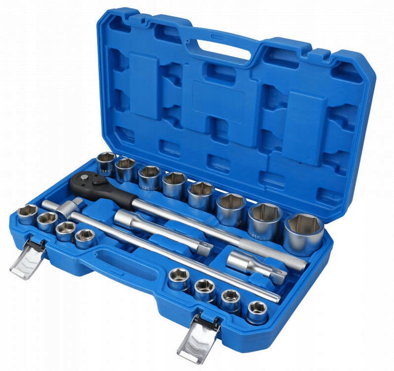 Sada Nástavcových Kľúčov S Hrkálkou 3/4 Nástroje 21ks Hogert HT1R510