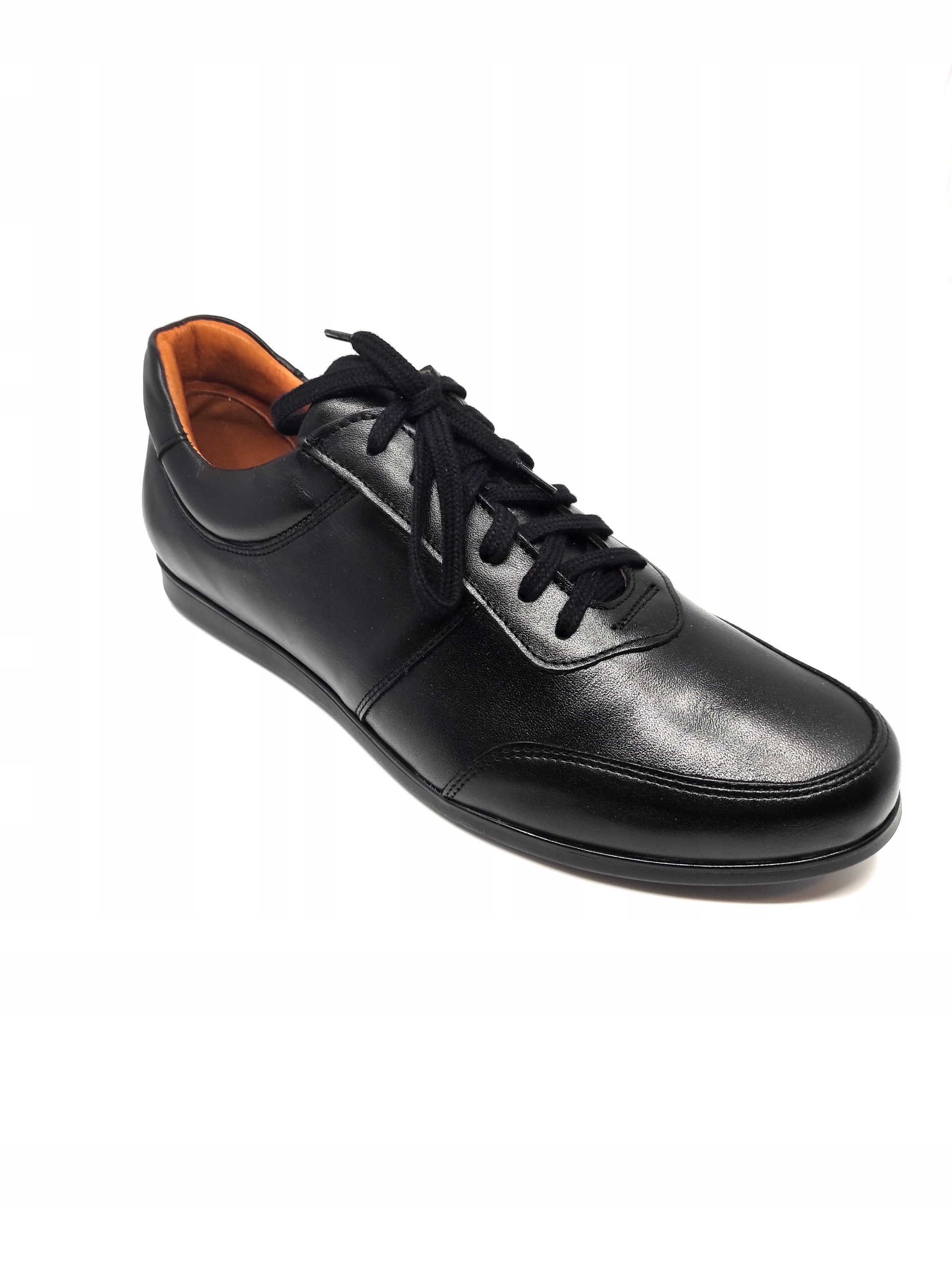 Skórzane Buty Czarne Casual 41