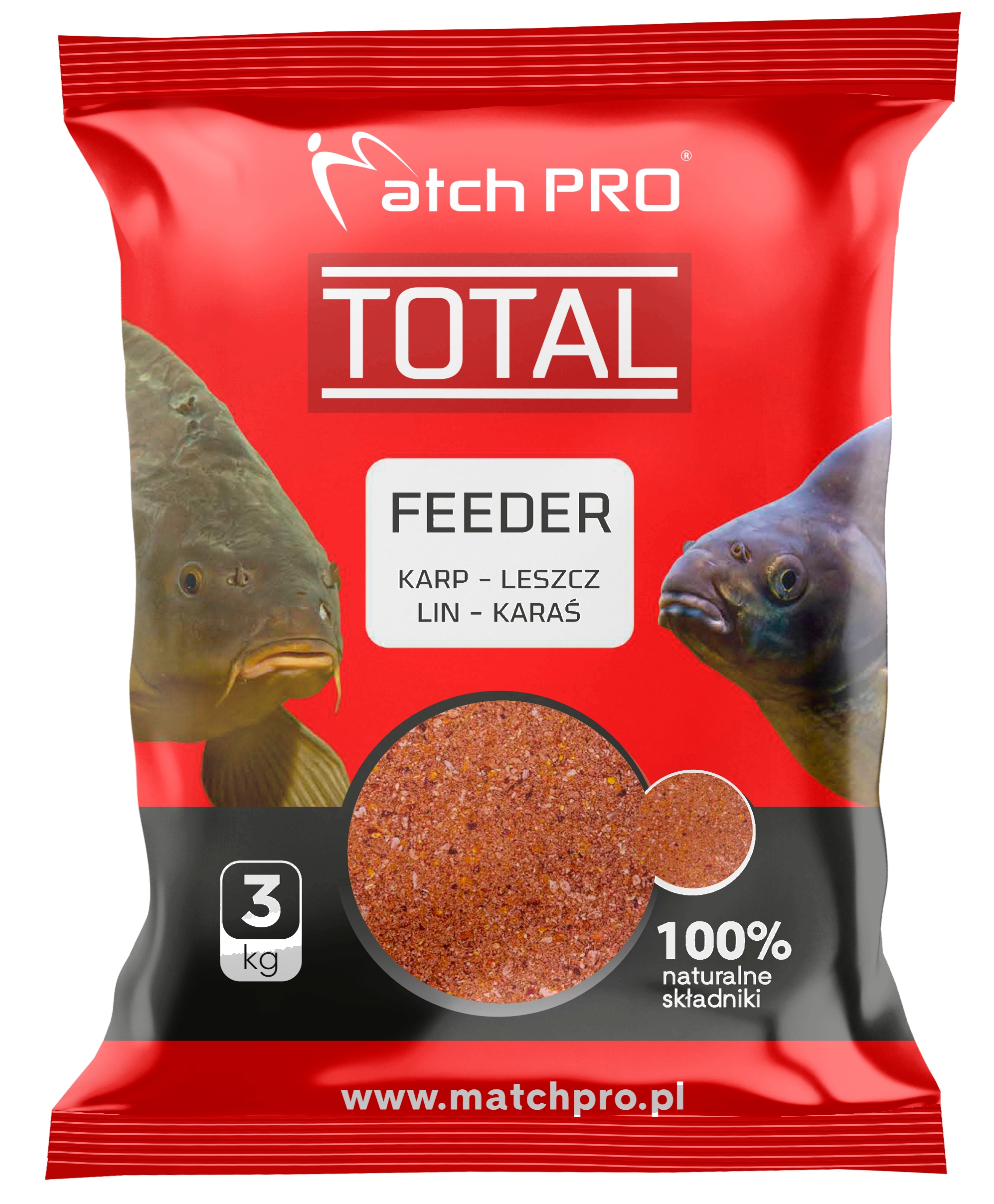 Zanęta MatchPro Total Feeder Karp Leszcz Lin 3kg