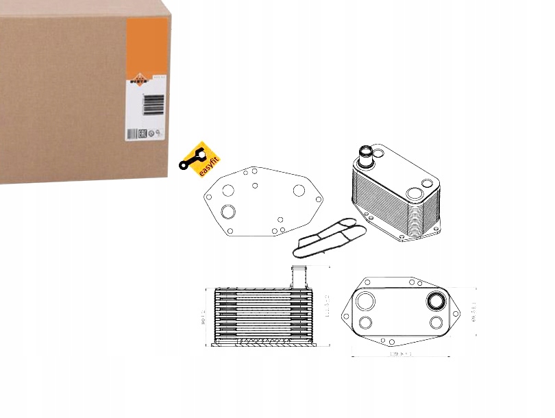 CHŁODNICA OLEJU NRF