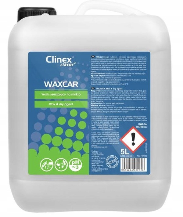 Clinex Vosk Waxcar 5L Clinex Expert+