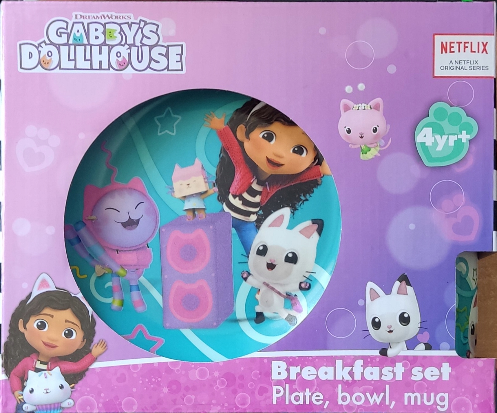 Gabby Zestaw śniadaniowy porcelanowy talerz miska kubek Porcelana