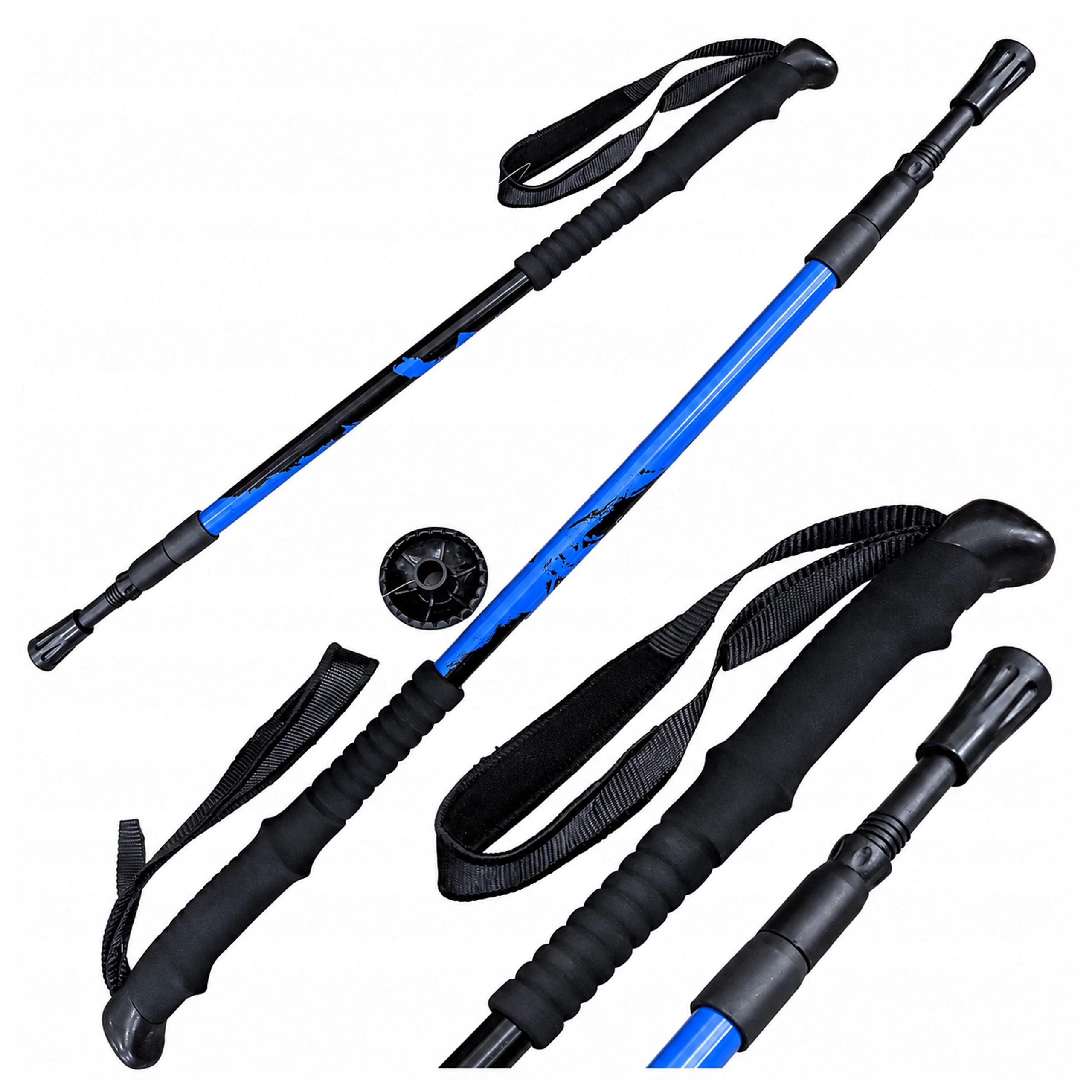 Kij Kijek Trekingowy Regulowany 65-135cm do Chodzenia Nordic Walking Laska