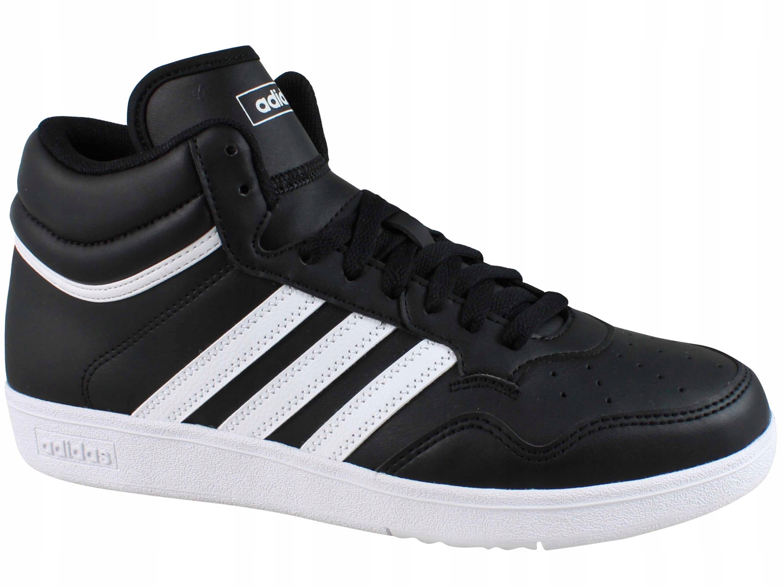 Adidas Hoops 4.0 MID J JI3477 Buty Wysokie Trampki Junior Czarne