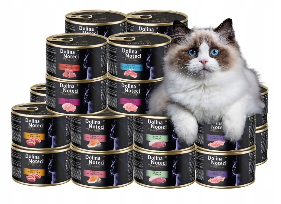 Levně Dolina Noteci Premium Mokré krmivo pro kočky mix chutí 24x185 g