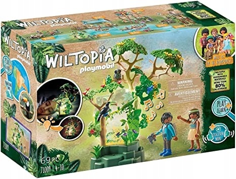 PLAYMOBIL WILTOPIA NOCNE ŚWIATŁO LASU DESZCZOWEGO 71009