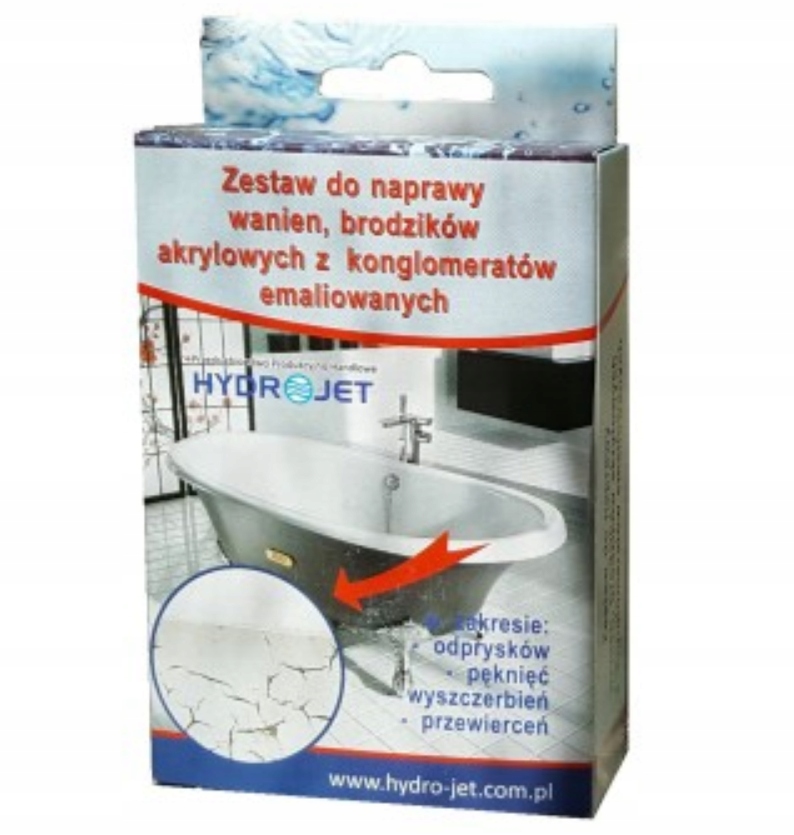 

Zestaw do naprawy wanny brodzika akryl Moc