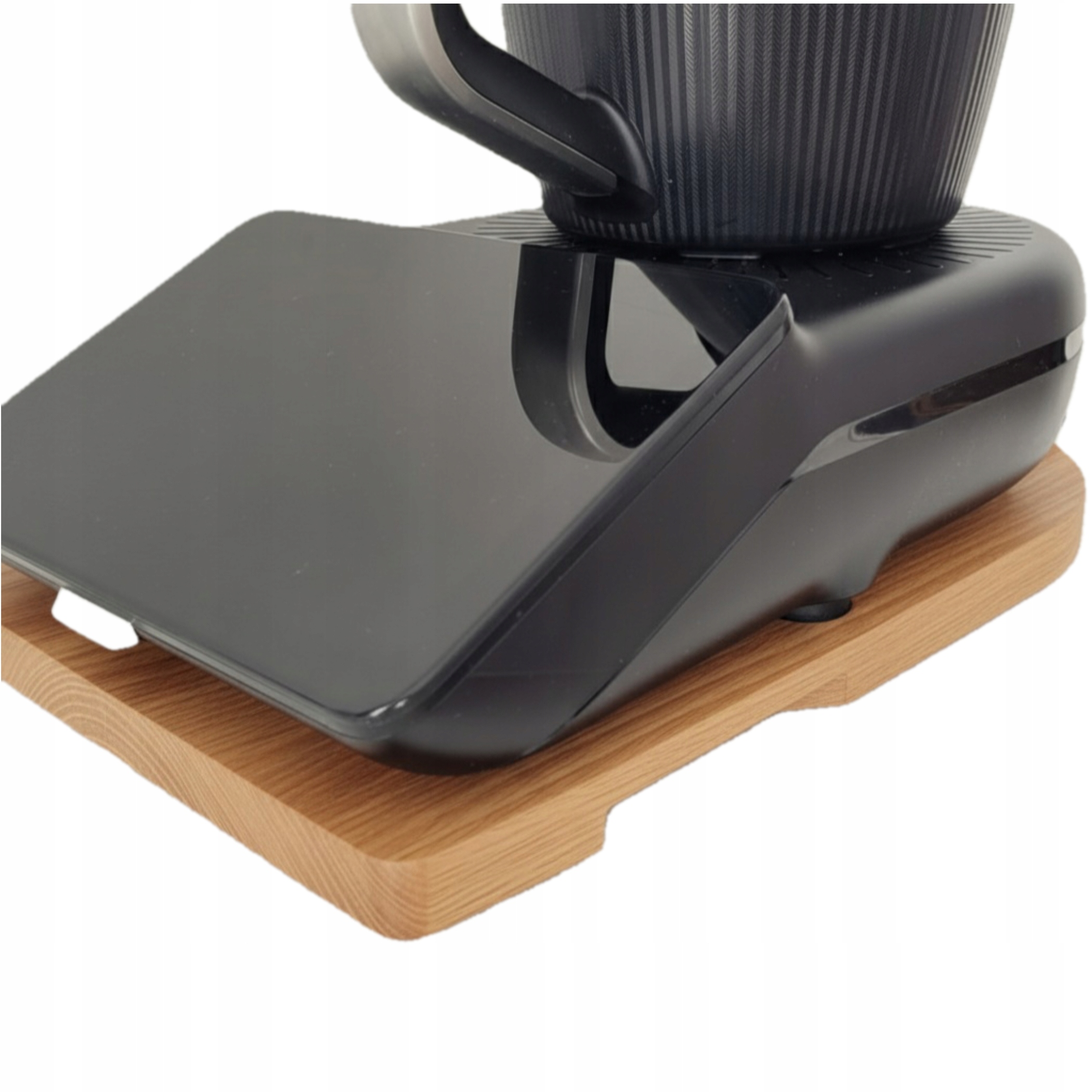 podstawka Dąb przesuwna pod Thermomix TM7 Ochrona Stabilna deska Dębowa