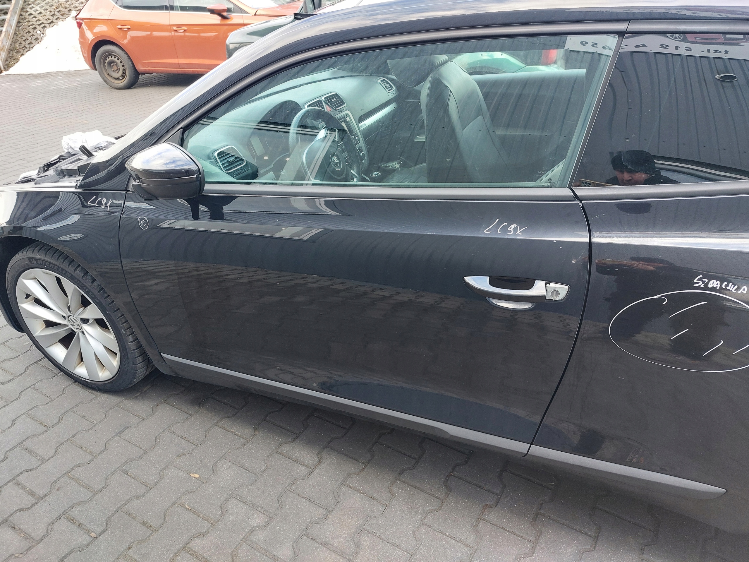 VW SCIROCCO Tür links EUROPA LC9X