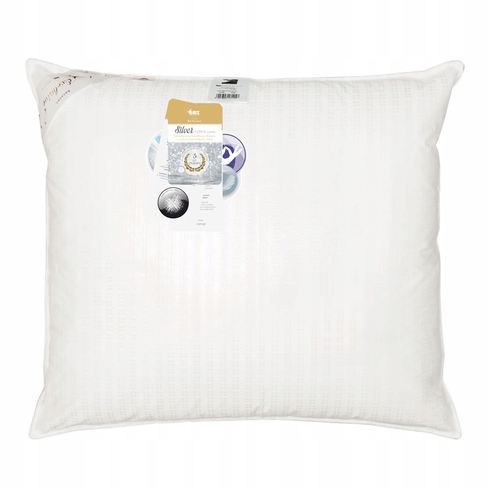 Páperový vankúš 40x60 Silver krémový 90% páperie