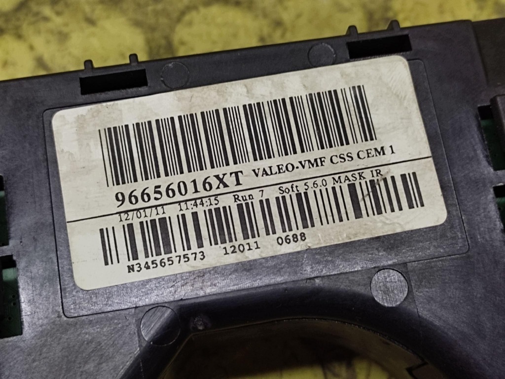 CITROEN C4 Commodo essuie glace 96656016XT