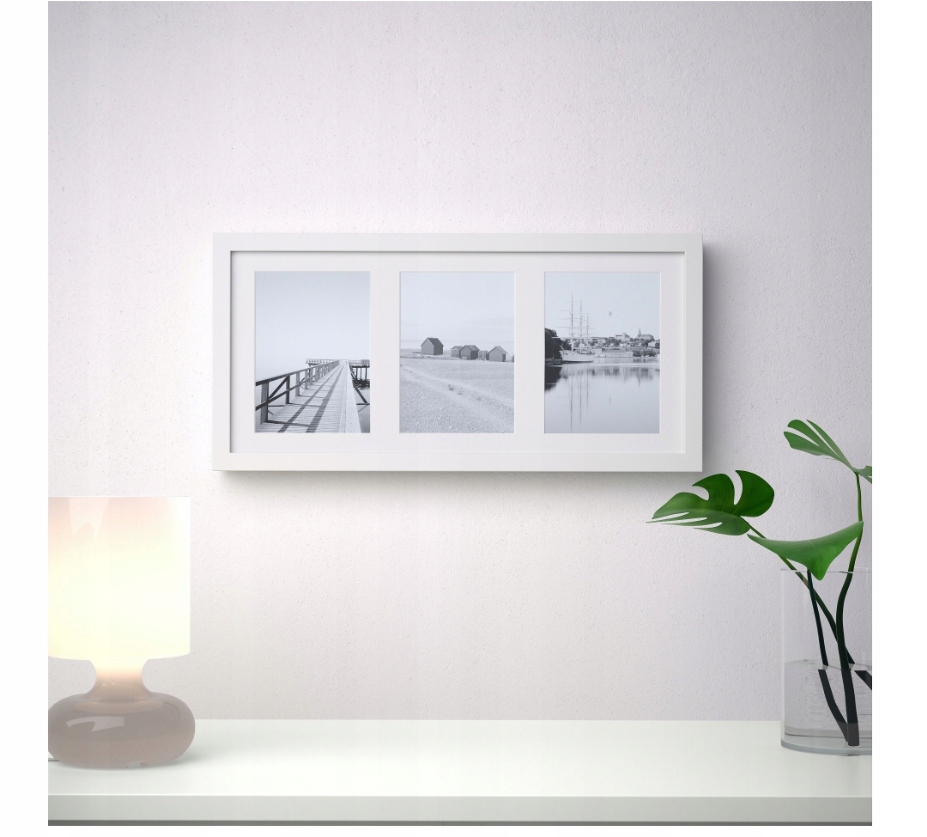 IKEA RIBBA ramka 50x23 potrójna na zdjęcia 13x18 Rodzaj ramka na wiele zdjęć