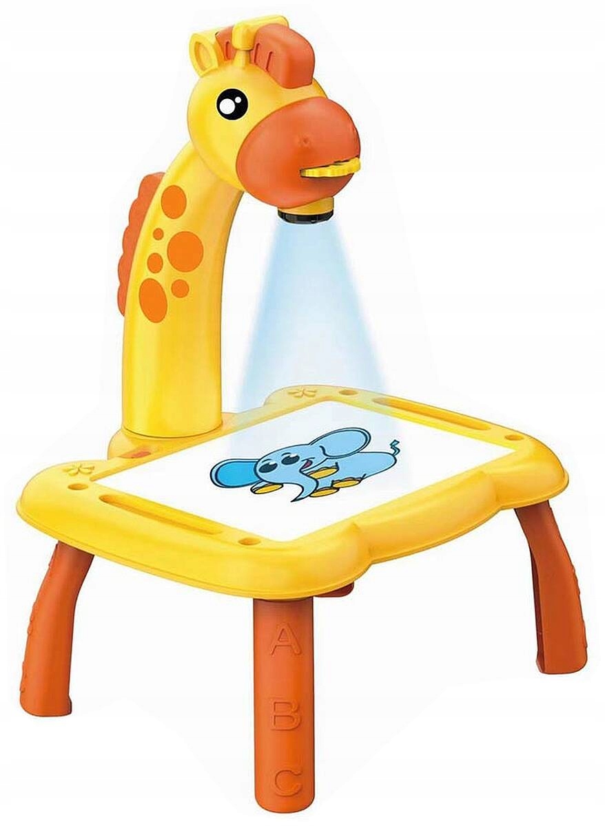 PROJEKTOR RZUTNIK DO RYSOWANIA STOLIK dla dzieci ŻYRAFA Szerokość produktu 25 cm