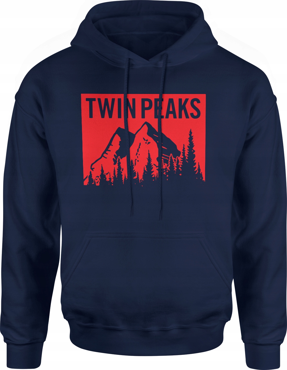 

Twin Peaks Bluza Męska Z Kapturem Miasteczko L