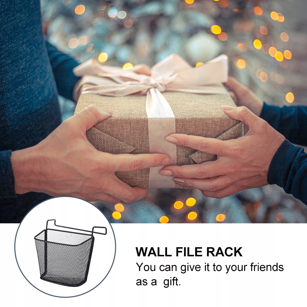 Biurko z wiszącym koszykiem i półką Format inny