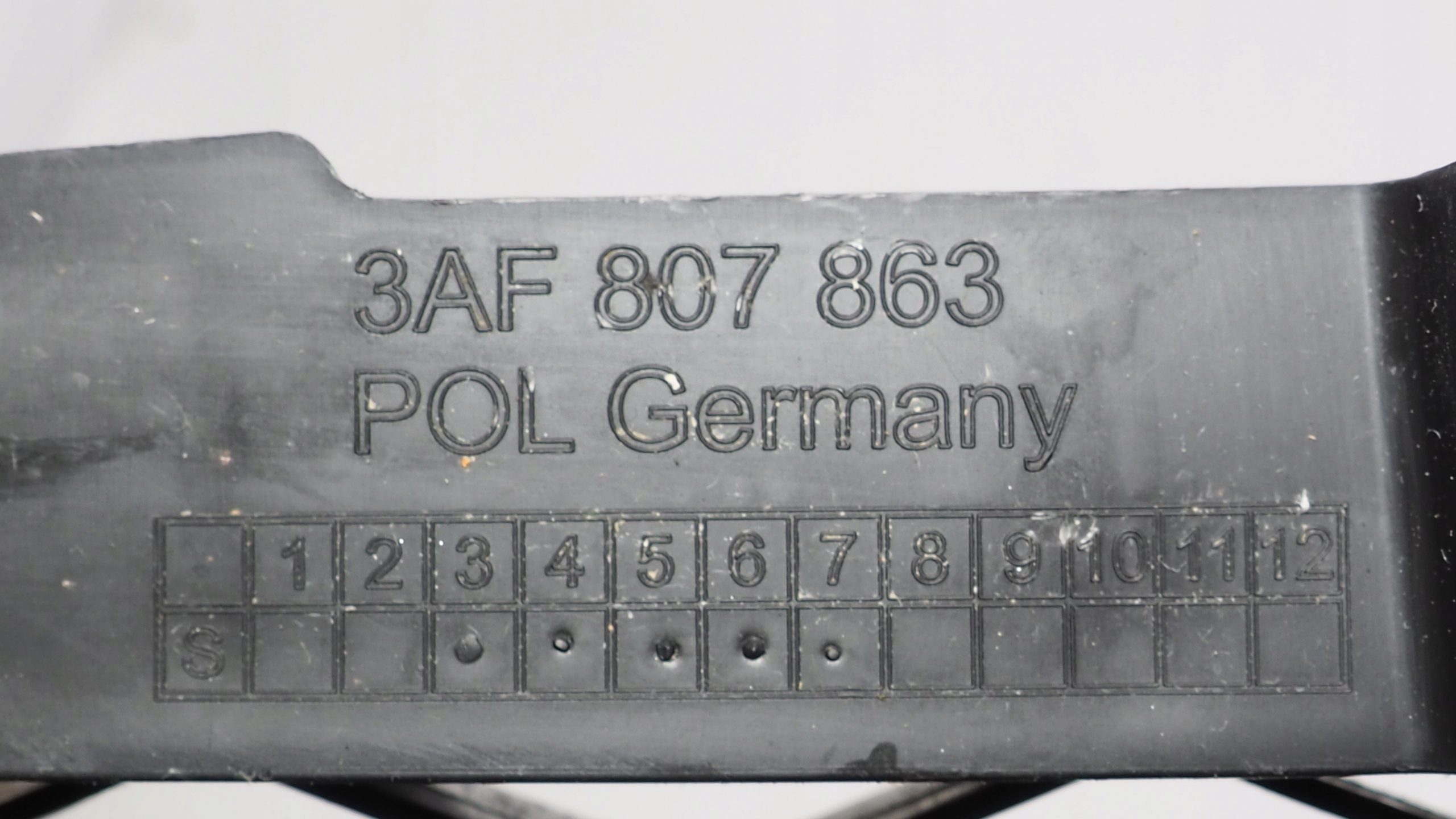 VW Passat B7 Kombi Supporto Traversa Paraurti posteriore