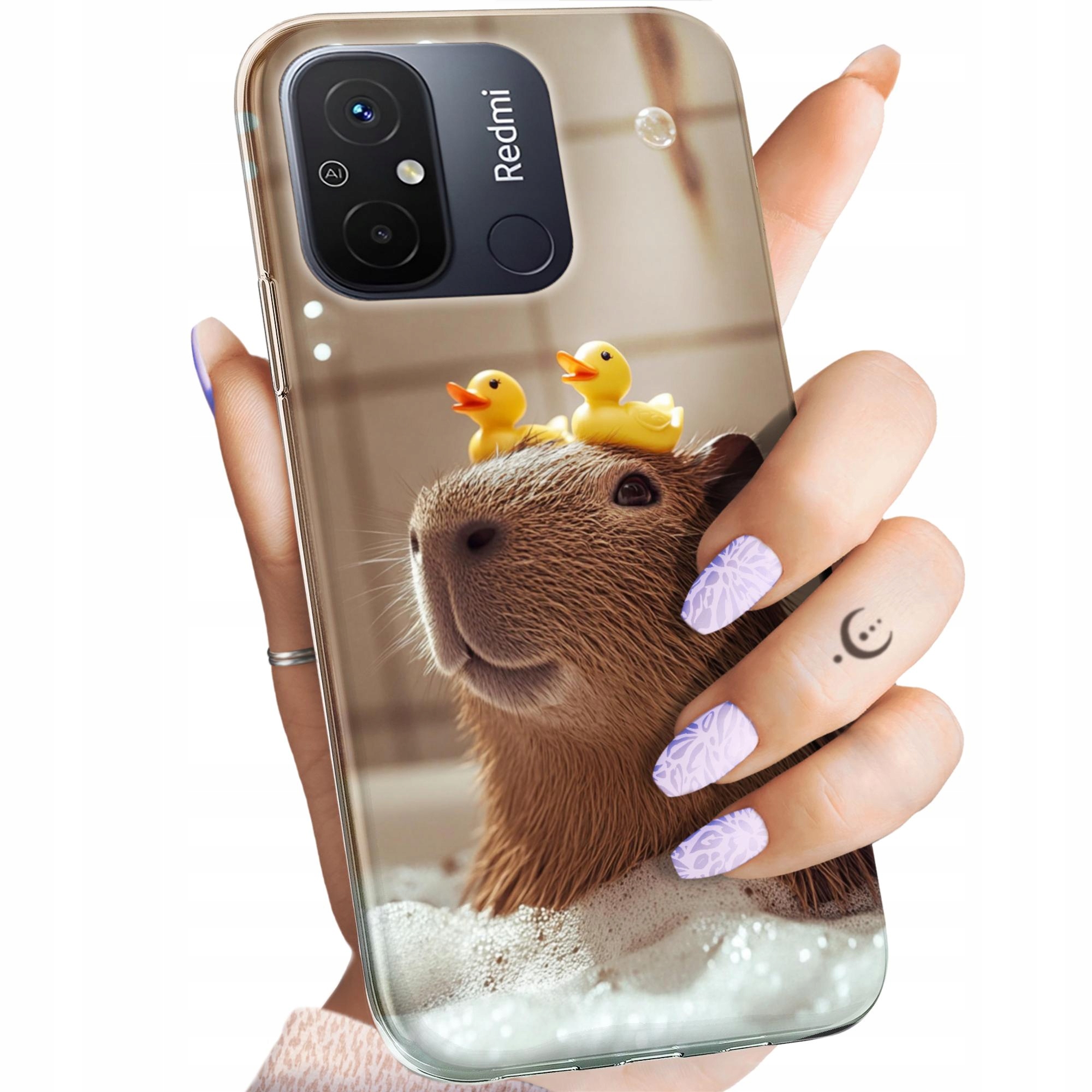 Etui Do Xiaomi Redmi 12C Kapibara Urocza Zwierzak Obudowa Pokrowiec