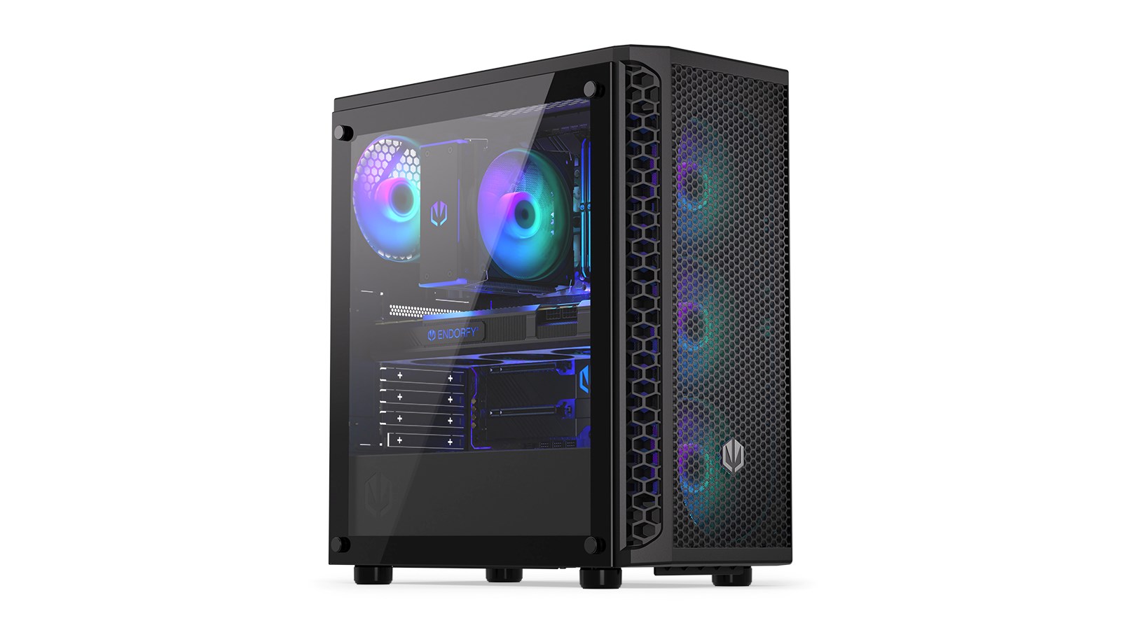 Počítačová Skříň Endorfy Signum 300 Argb Midi Tower černý EY2A006