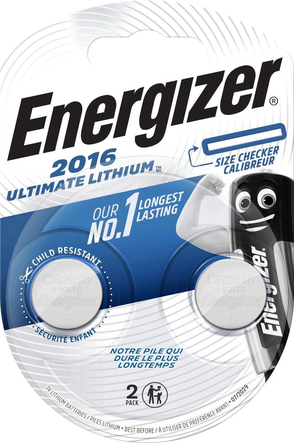 

Baterie Energizer Ultimate Lithium CR2016