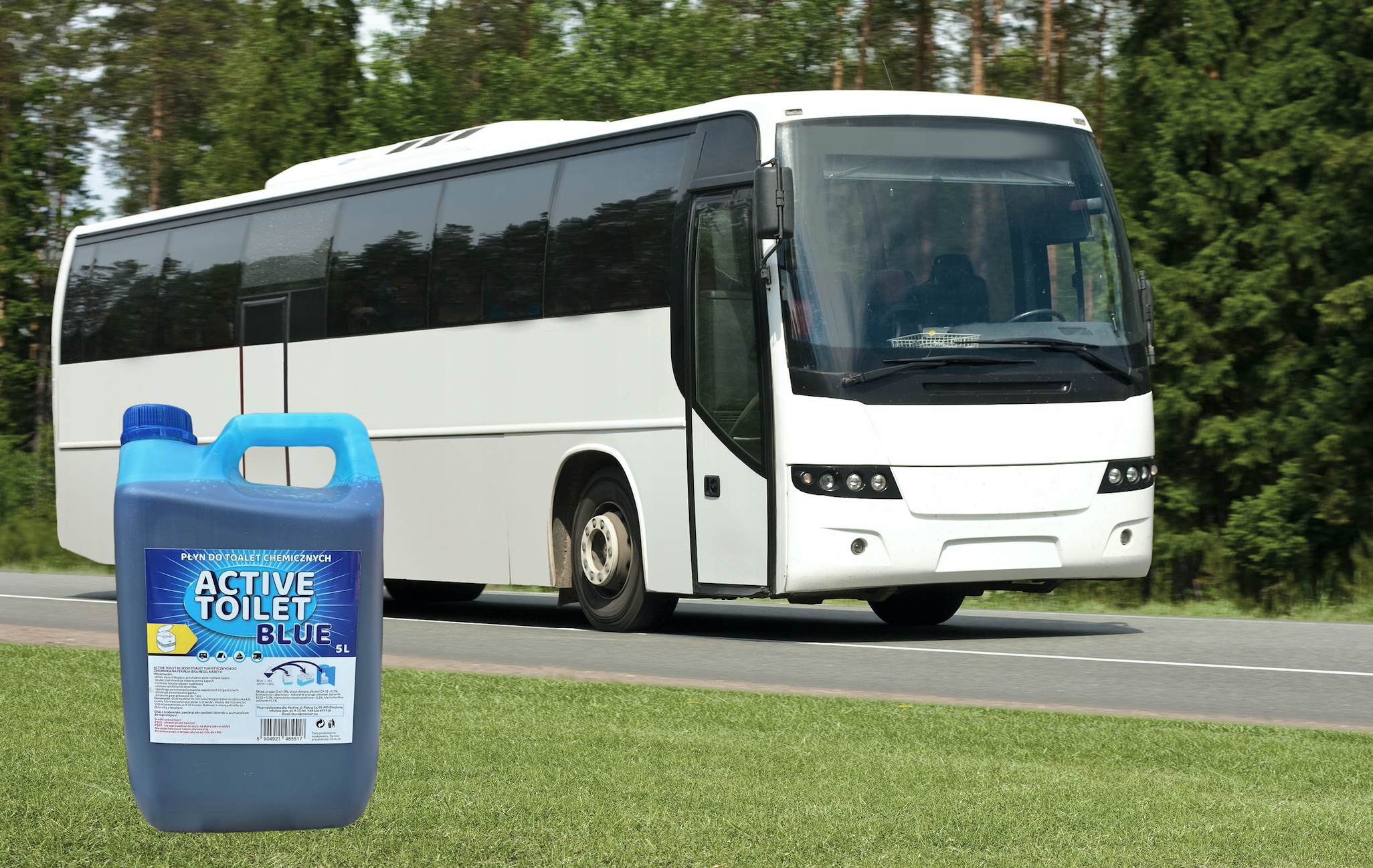 PŁYN KONCENTRAT DO TOALET TURYSTYCZNYCH ACTIVE TOILET BLUE 5L Numer katalogowy części AT-B5