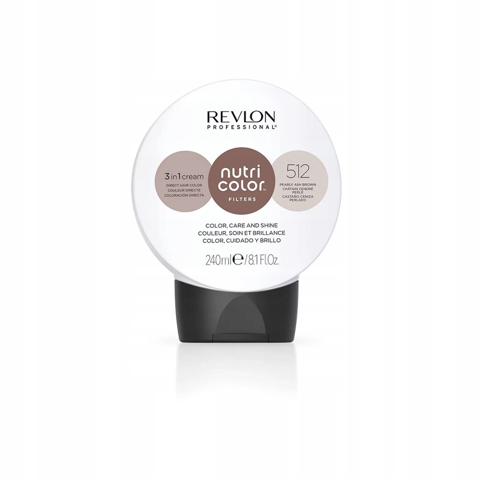 Revlon Nutri Color Filters 240 ML 512 Perlově Popelavě Hnědá